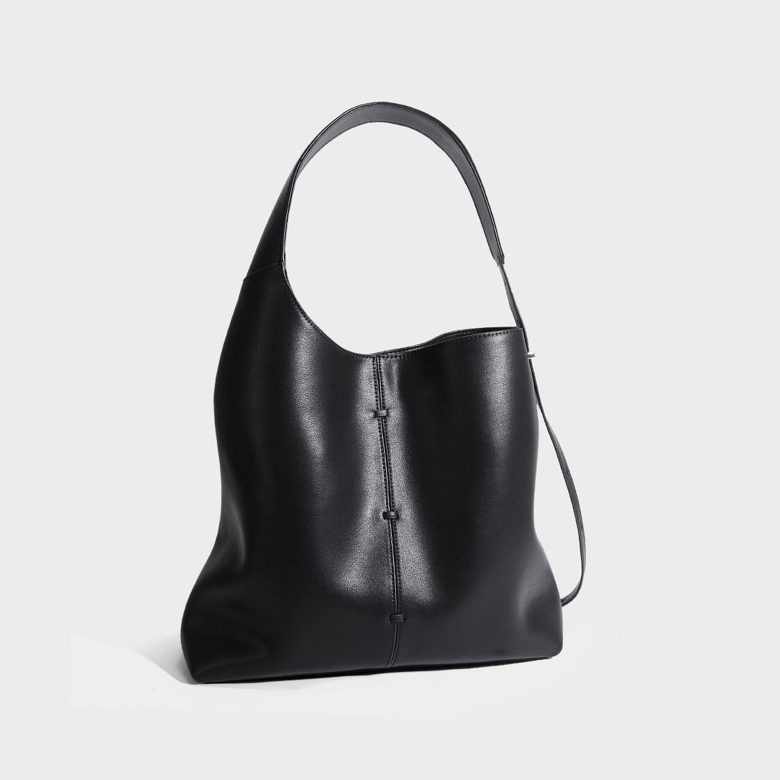 Women's Large Capacity Leather Underarm Bag | Hallebeauty