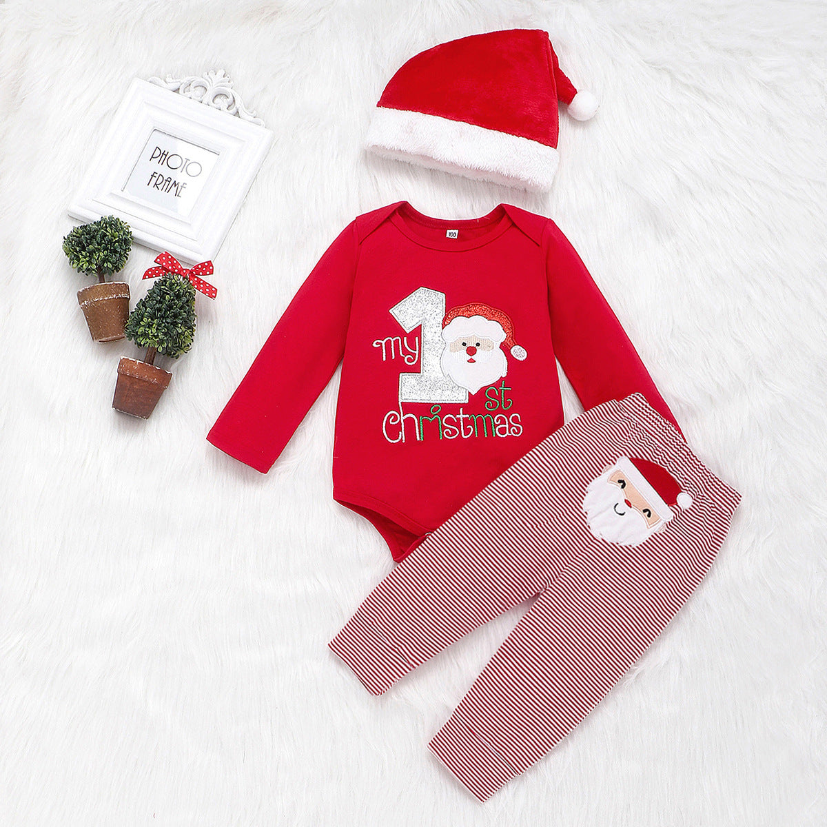 Santa Claus Kids Set | Festive & Fun Holiday Outfit