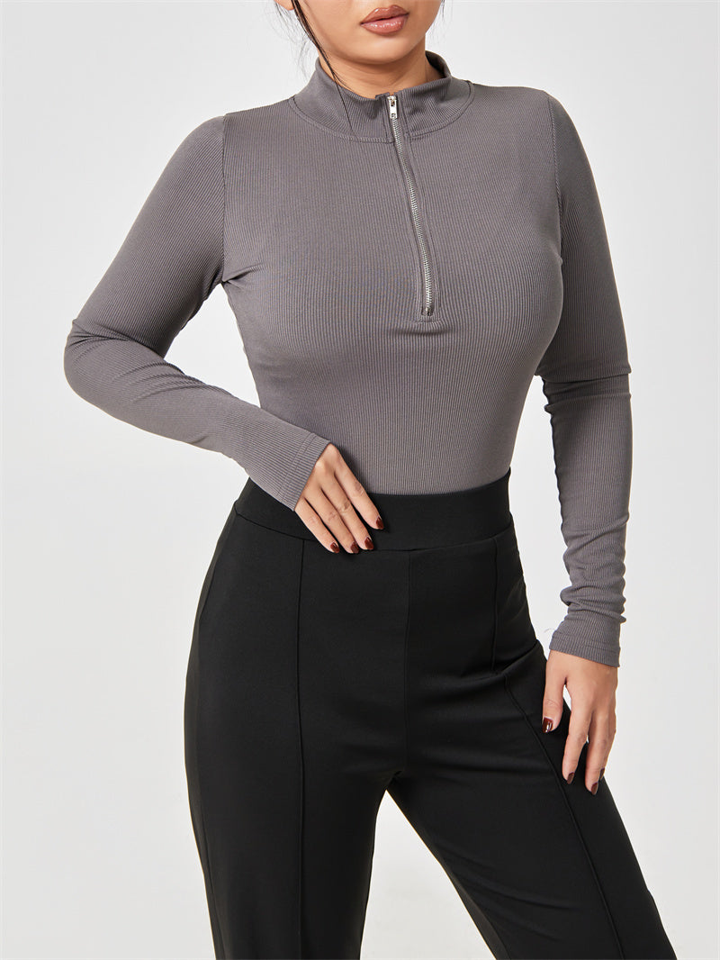 Long Sleeve Slimming Jumpsuit | Seamless Shapewear Romper