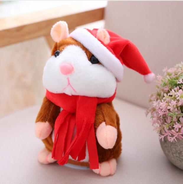 15CM Talking Hamster Toy | Fun Repeating Plush for Kids