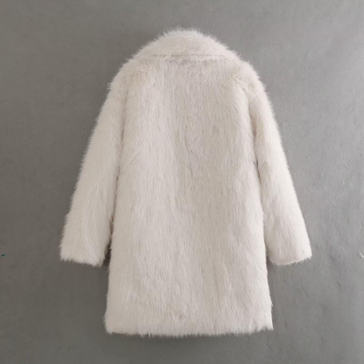 Loose Mid-Length Fur Overcoat - Stylish & Warm Women’s Coat