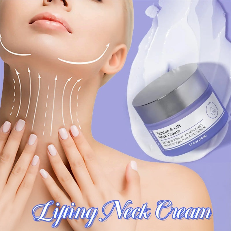Hallebeauty Neck Cream- Tighten& Lift Firming Neck Cream for Crepey Skin