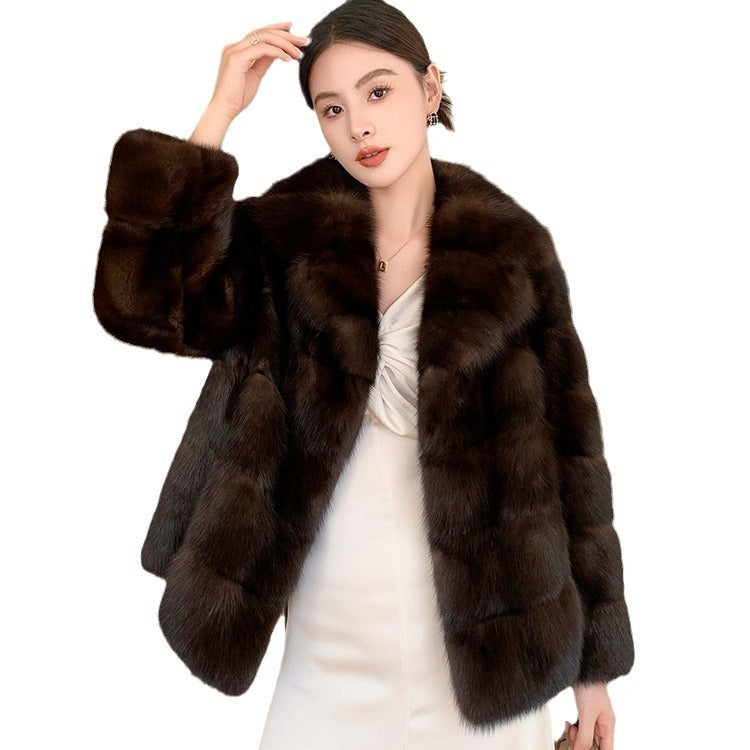 Purple Faux Fur Jacket – Luxurious Warmth for Winter