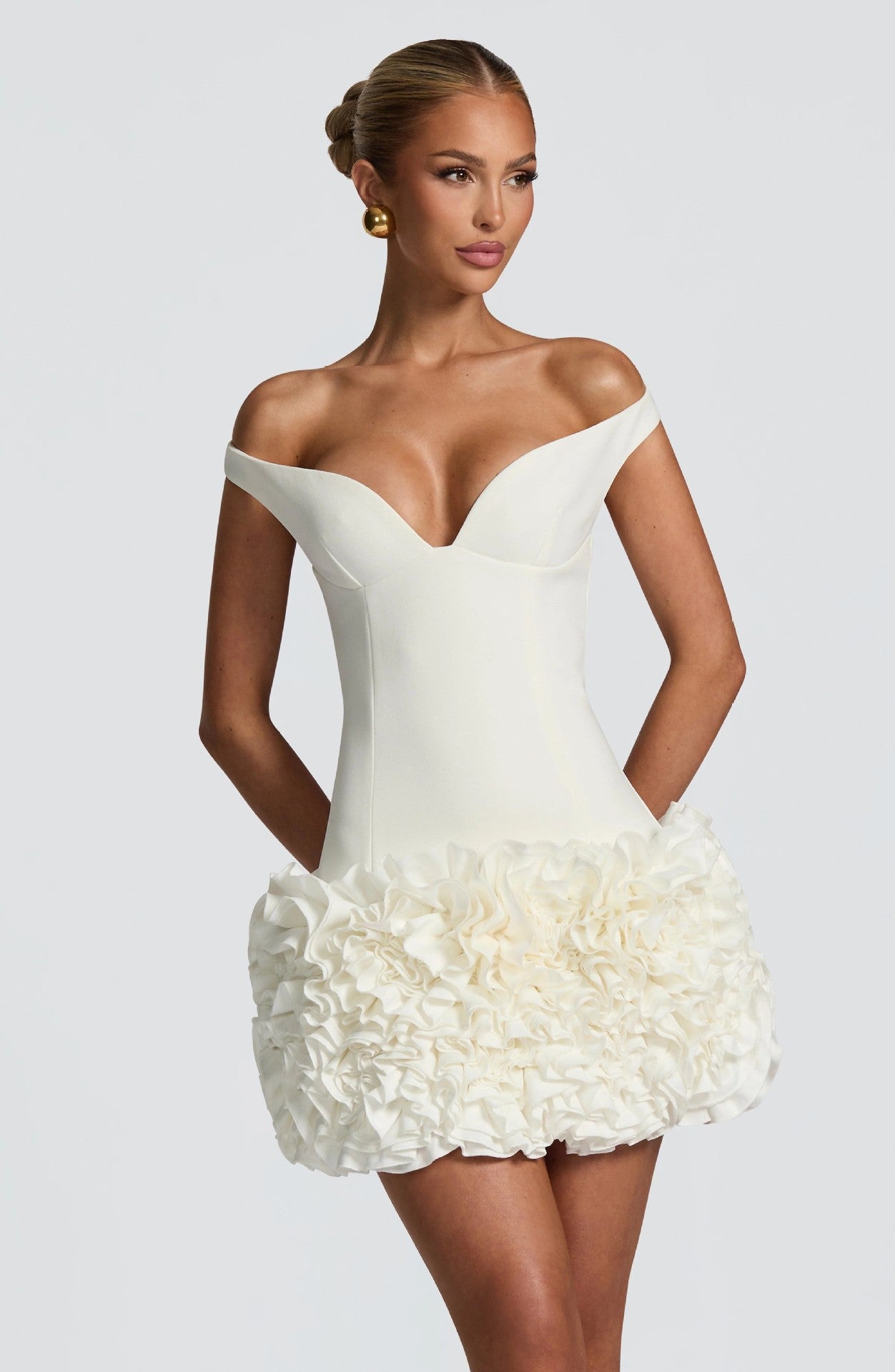 Fitted Strapless Bodycon Mini Dress | Hallebeauty