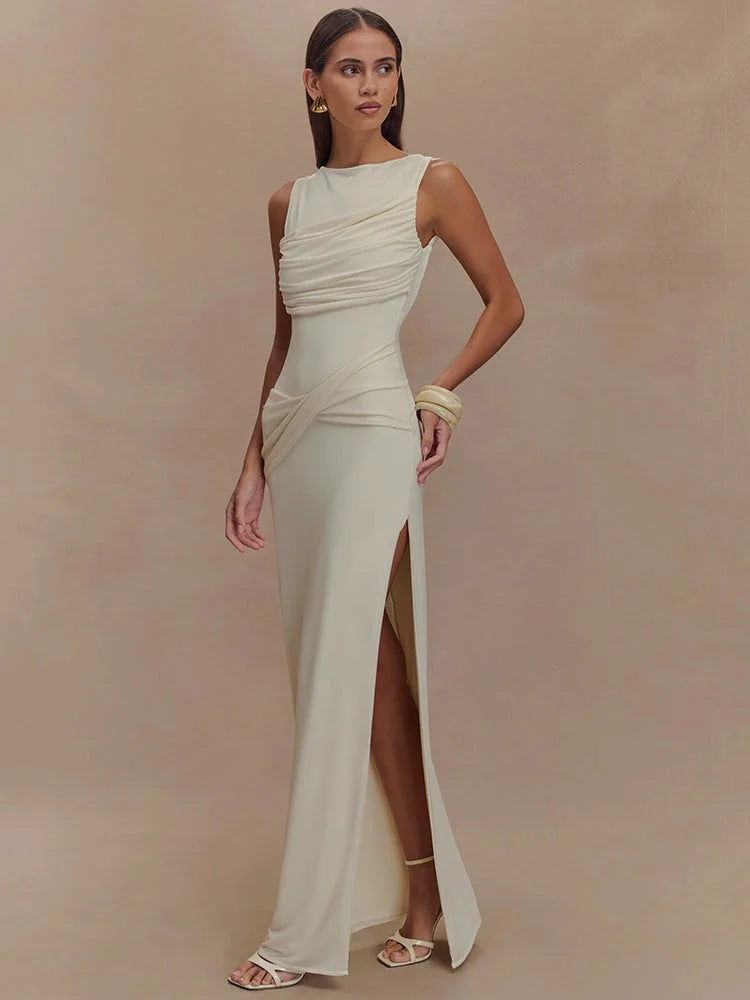 Backless Maxi Dress - Bold Elegance & Timeless Glam