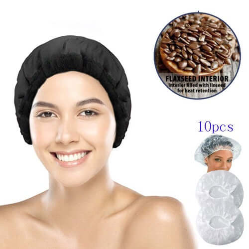 Flaxseed Care Cap & Oiled Hair Mask - HalleBeauty