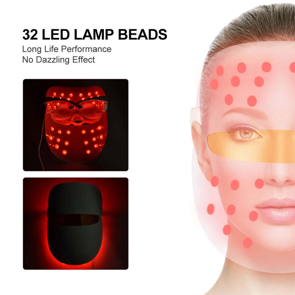 LED 7-Color Spectrum Beauty Mask - HalleBeauty