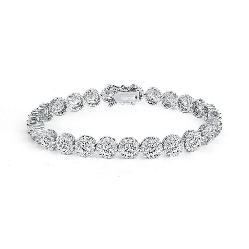 High-End Fashion Bracelet | Single Row Full Rhinestone Zircon