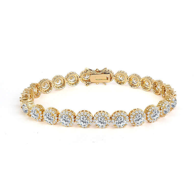 High-End Fashion Bracelet | Single Row Full Rhinestone Zircon