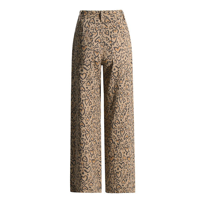 WildRetro - Leopard Hollow-Out Jeans | Leopard print jeans