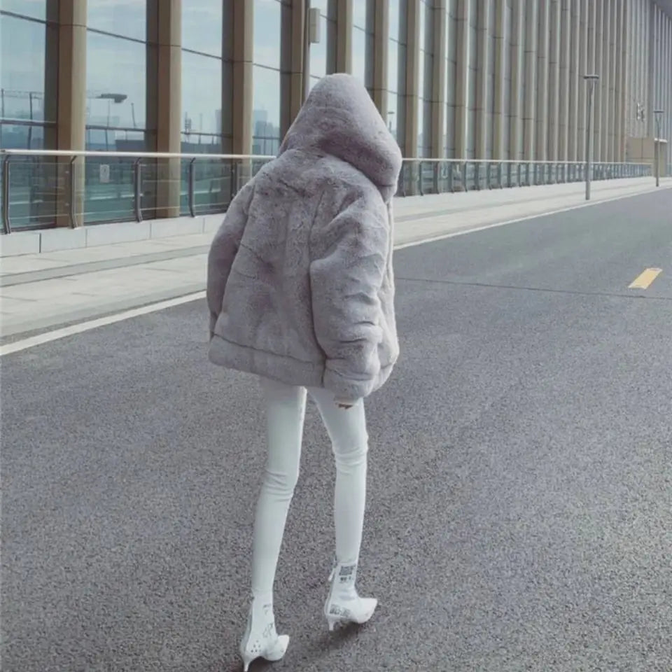 Korean Thickened Mink Velvet Winter Coat