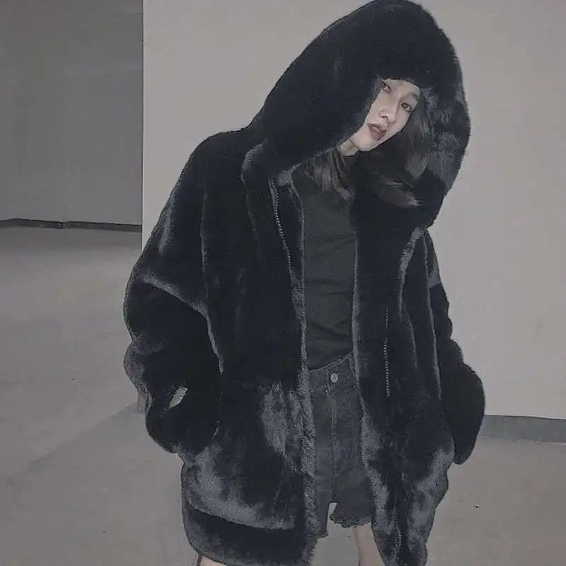 Korean Thickened Mink Velvet Winter Coat