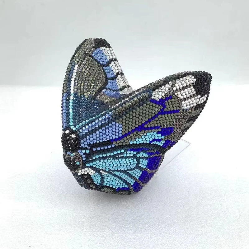 Beaded butterfly-shaped purse.