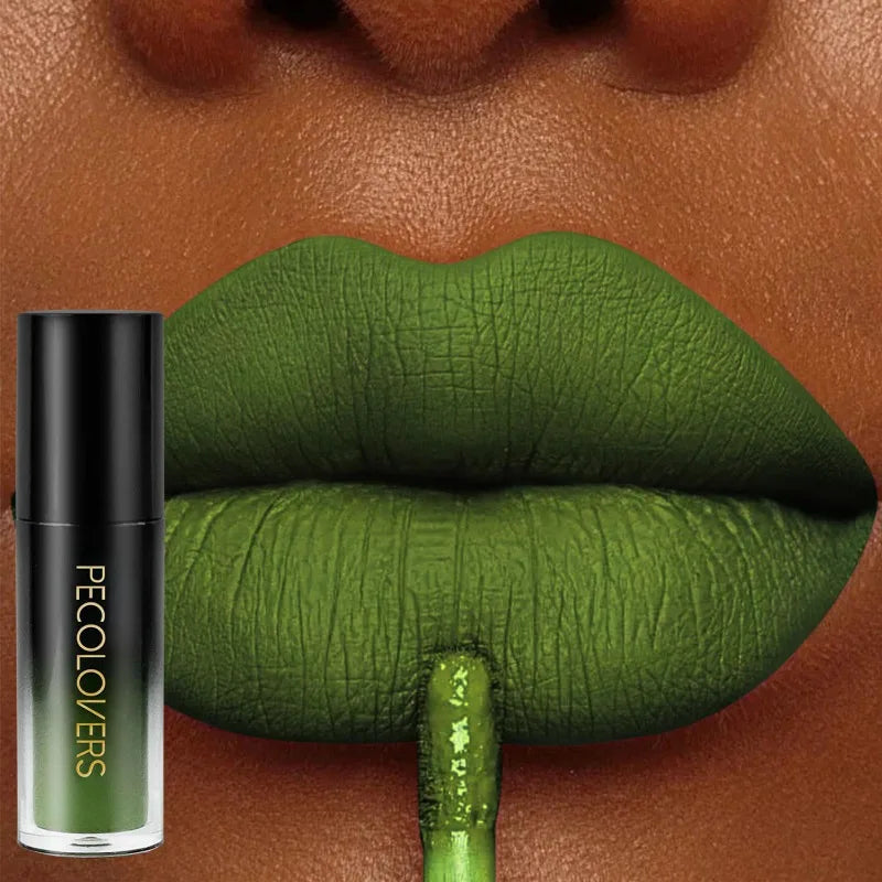 Green Lip Gloss – Bold High Shine Lip Color