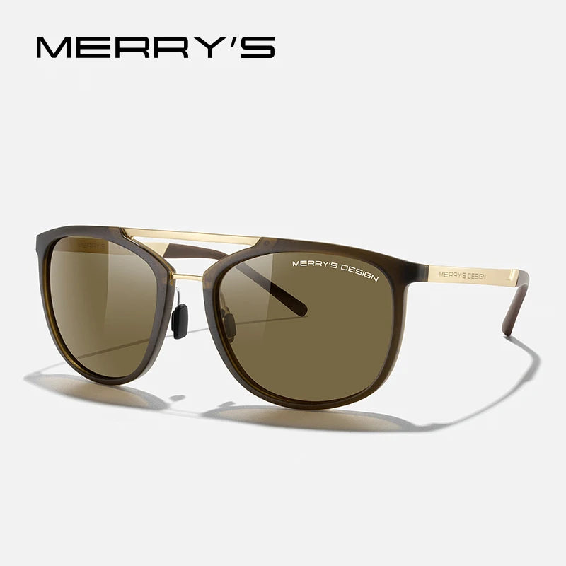 Classic men’s and women’s polarized sunglasses with UV400 lenses, lightweight luxury outdoor shades