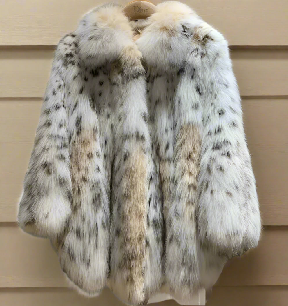 Faux Fur Leopard Print Cardigan