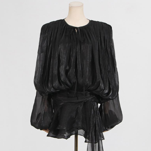 Ruffle Bow Mini Dress - Elegant Lace-Up Party Dress