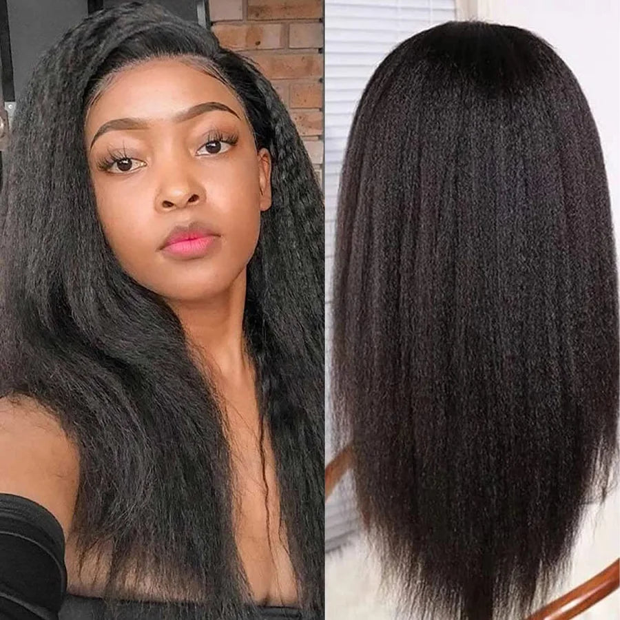 Glueless Straight Human Hair Wig,