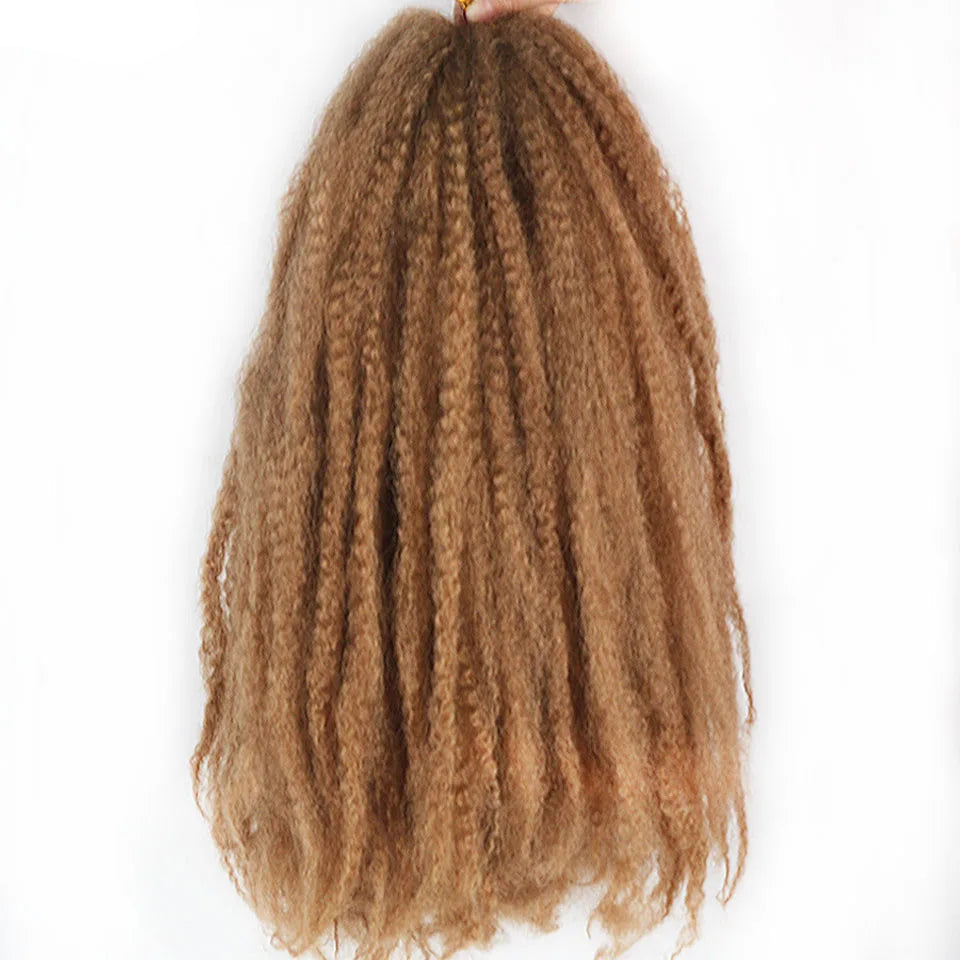 18" Marley Hair Ombre Black Brown Blonde Grey 35