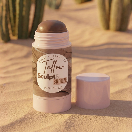 Tallow Sculpt & Bronze Stick – Natural Contour | Hallebeauty