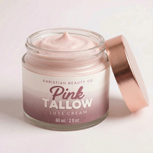 Pink Tallow Luxe Cream 2oz – Rich Skin Moisturizer | Hallebeauty