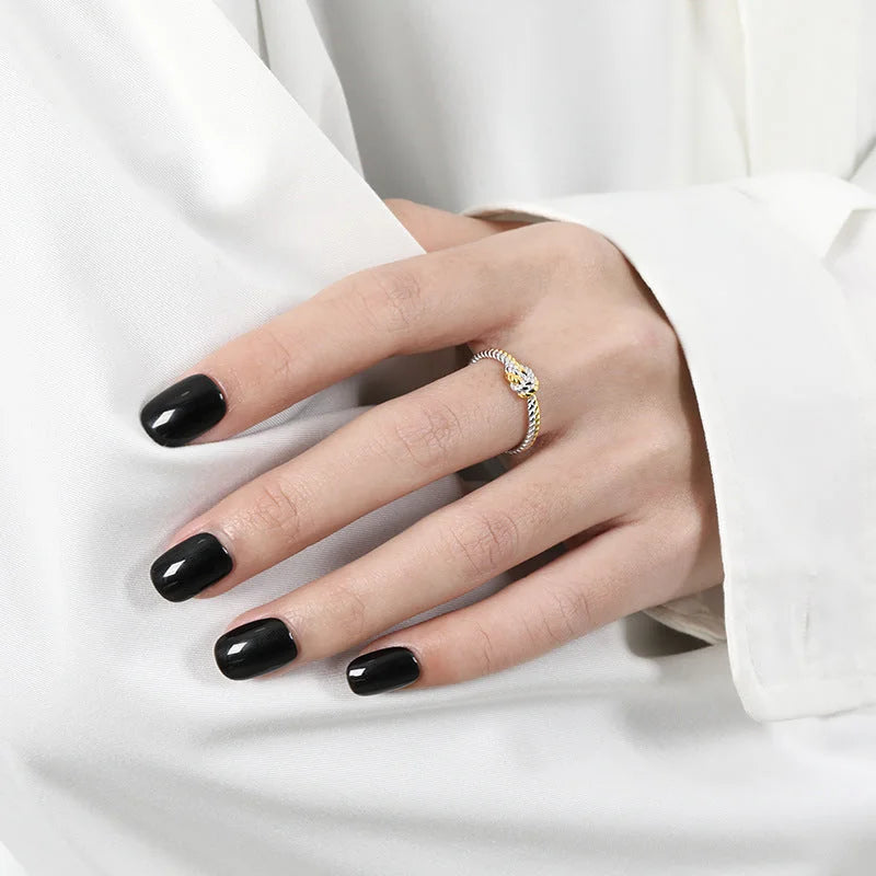Twist of Elegance: Discover the Braid Buckle Ring - HalleBeauty