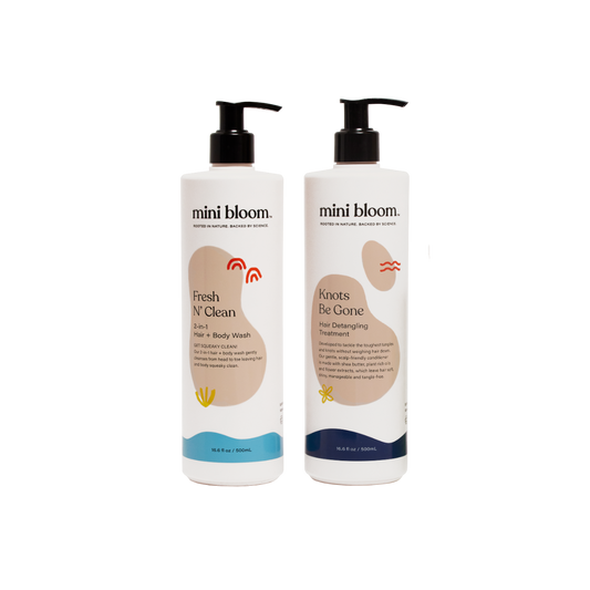 Bath Time Duo Baby Hair & Body Wash Set | 2-Piece | Hallebeauty