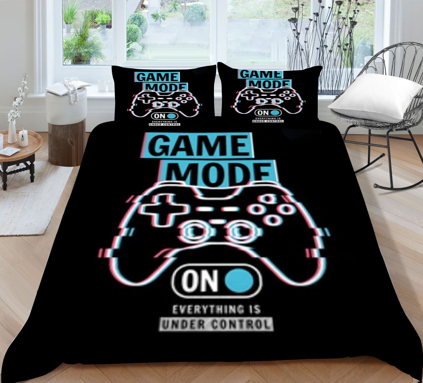 Game Console 3D Quilt Cover Set | Digital Print Bedding