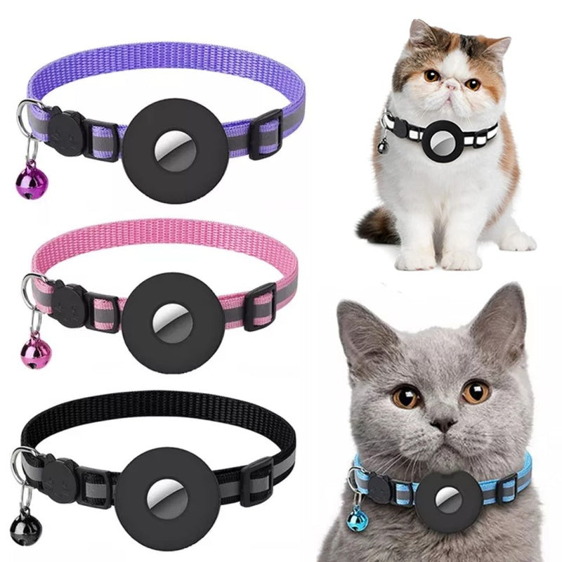 Reflective Waterproof Airtag Collar - Safe for Cats & Dogs