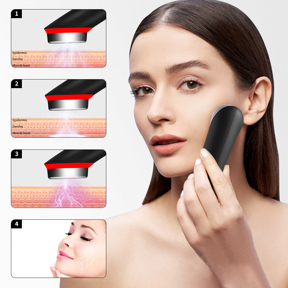 7-Color LED Eye Massager – Light Therapy & Vibration - Hallebeauty
