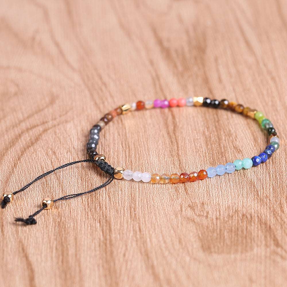 12 Constellations Seven Chakras Bracelet with Healing Stones