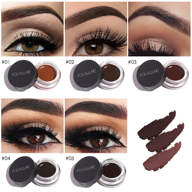5-Color Waterproof Eyebrow Gel – Long-Lasting Hold