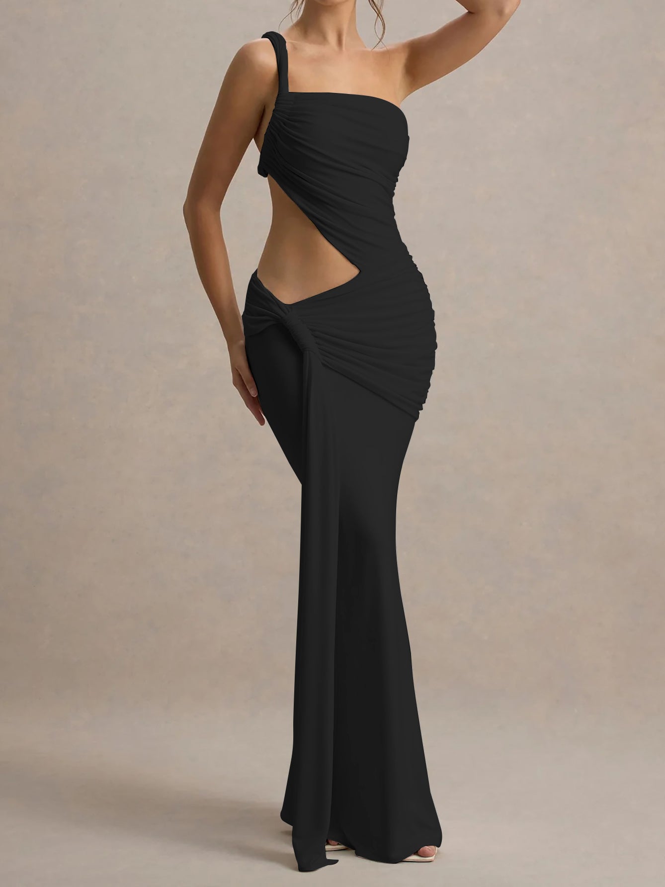 Backless Bodycon Dress - Lace - Up Hollow Out Party Dress - HalleBeauty