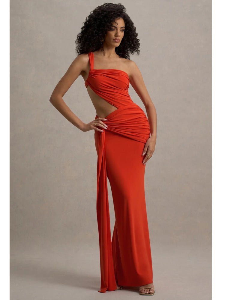 Backless Bodycon Dress - Lace - Up Hollow Out Party Dress - HalleBeauty