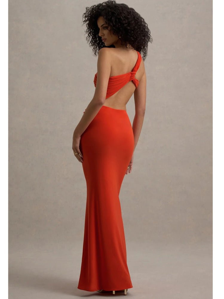 Backless Bodycon Dress - Lace - Up Hollow Out Party Dress - HalleBeauty