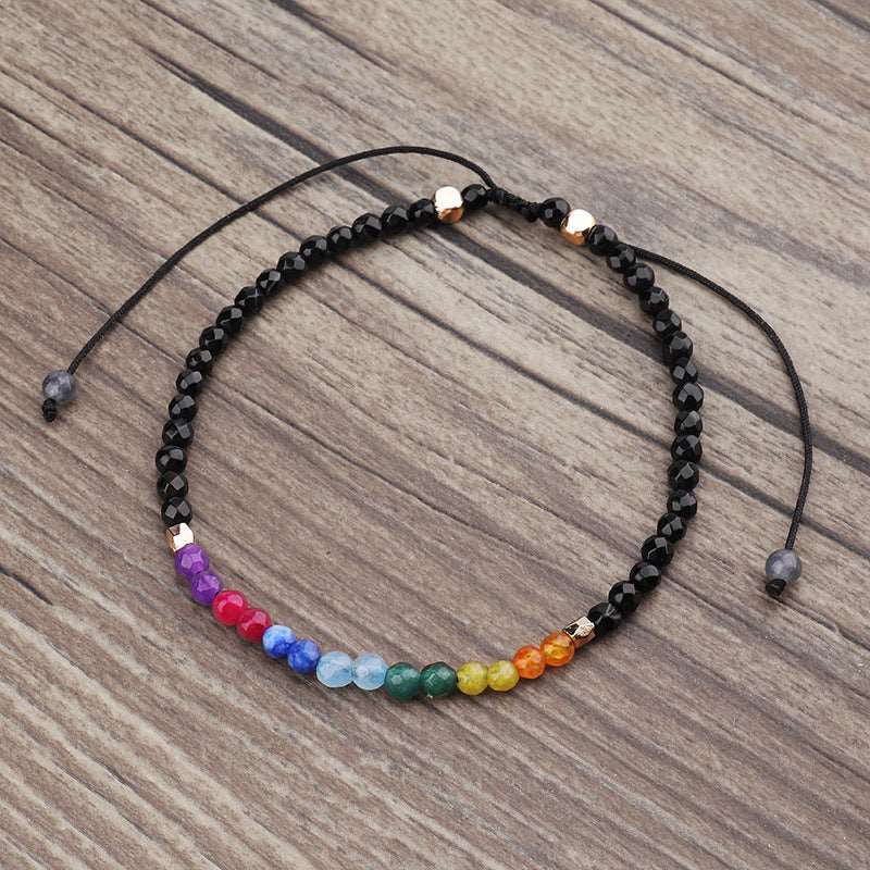 12 Constellations Seven Chakras Bracelet with Healing Stones