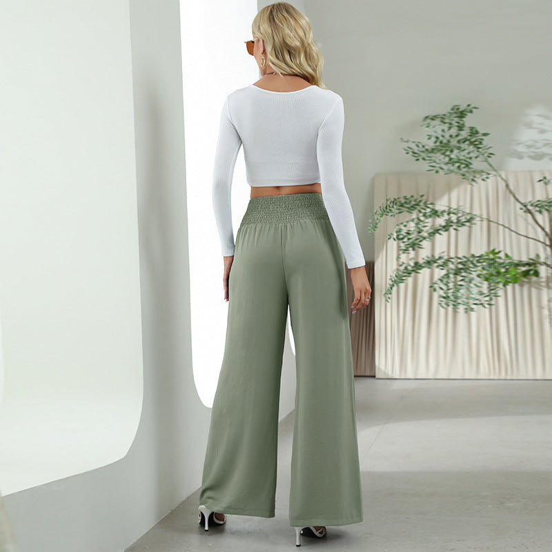High Waist Wide Leg Pants for Women: Casual Elegance Meets Comfort - HalleBeauty