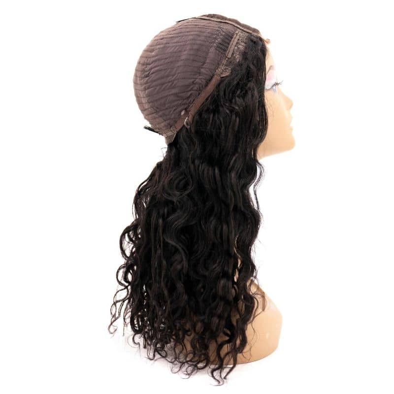 Beach Wave 4x4 Transparent Closure Wig - HalleBeauty