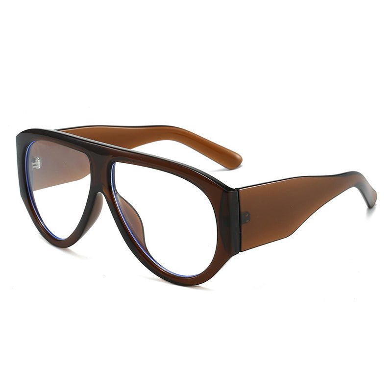 Big Frame Pilot Reading Glasses - Classic Oversized for Women & Men - HalleBeauty