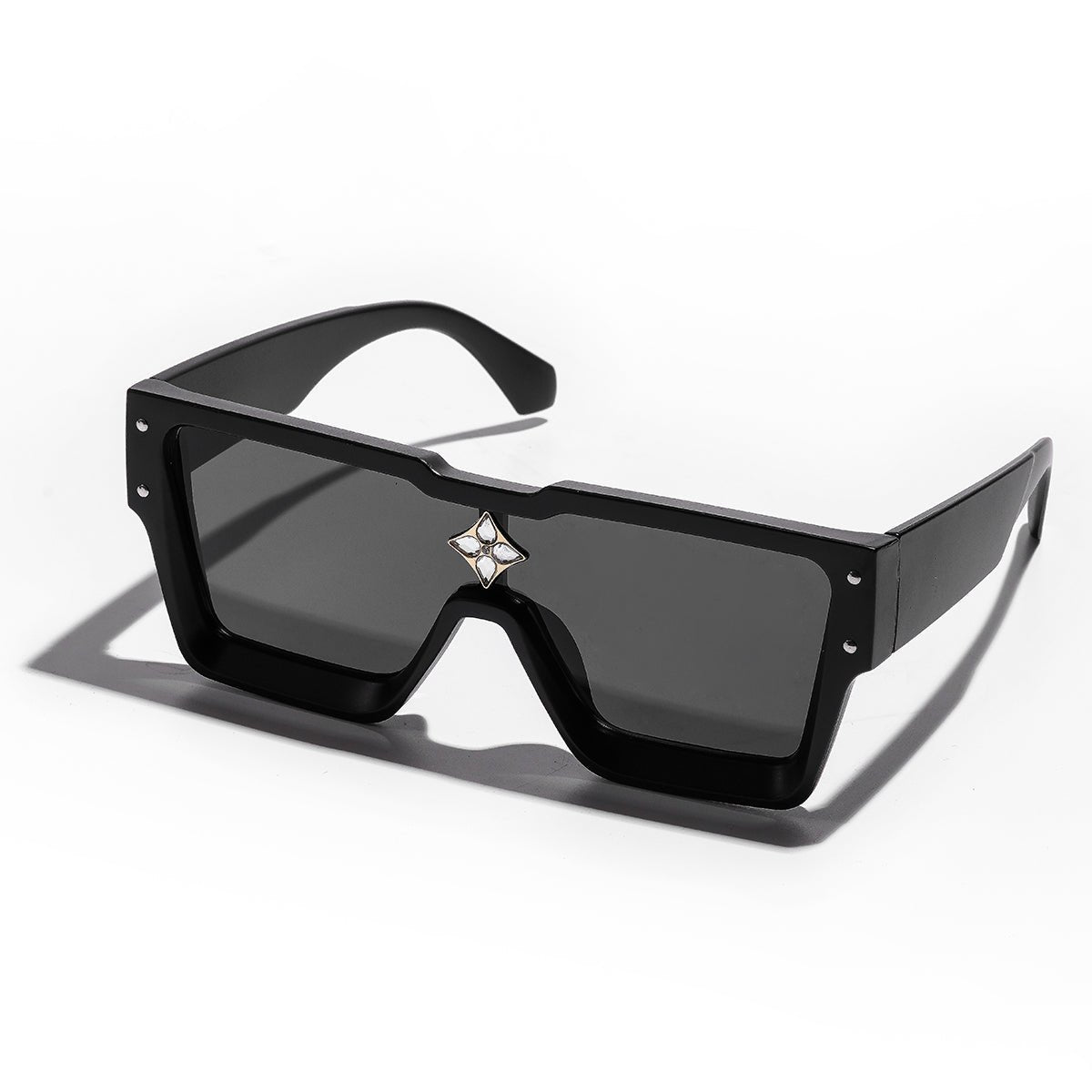 Black Millionaire Shades - Premium Luxury Designer Sunglasses for Men & Women - HalleBeauty