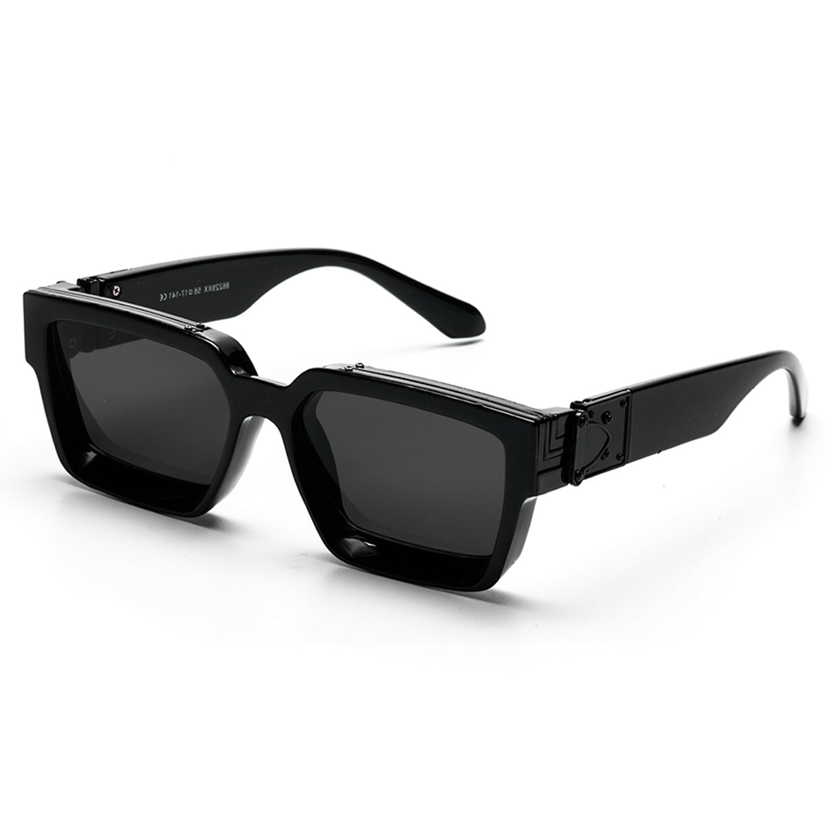 Black Millionaire Shades - Premium Luxury Designer Sunglasses for Men & Women - HalleBeauty