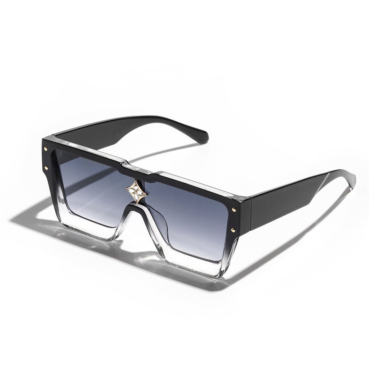 Black Millionaire Shades - Premium Luxury Designer Sunglasses for Men & Women - HalleBeauty