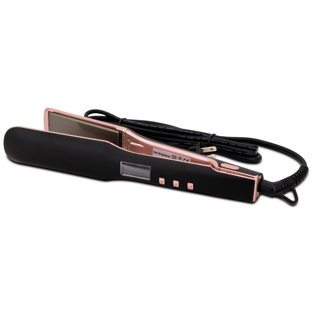 Black Titanium Flat Iron - HalleBeauty