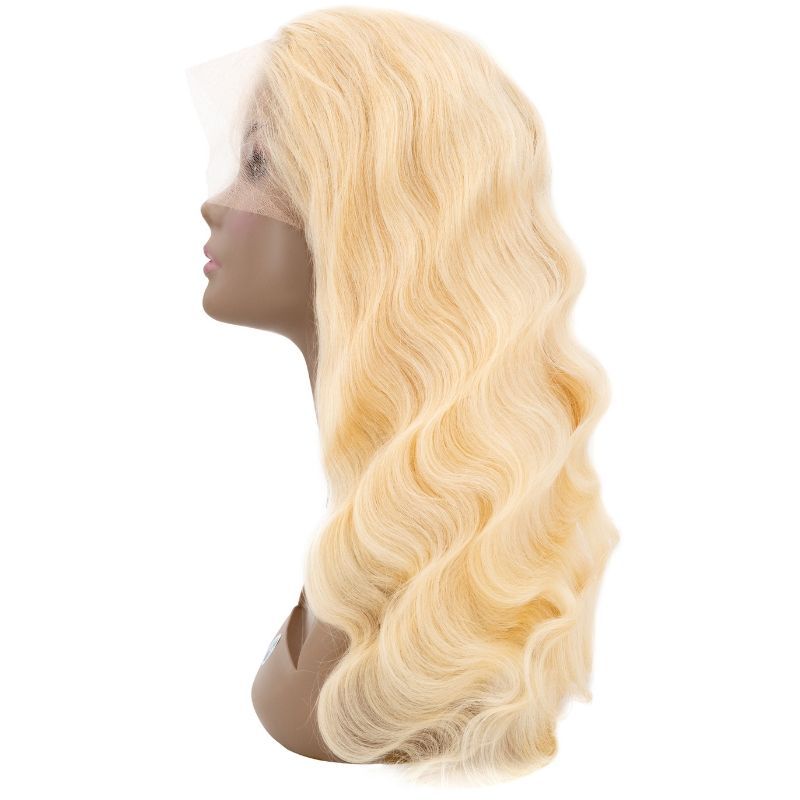 Blonde Body Wave 13x4 Transparent Lace Front Wig - HalleBeauty