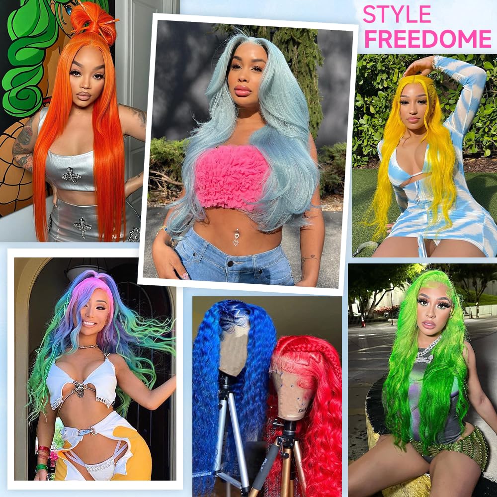 Blonde Lace Front Wig - 13x6 Straight Human Hair (Pre - Plucked) - HalleBeauty