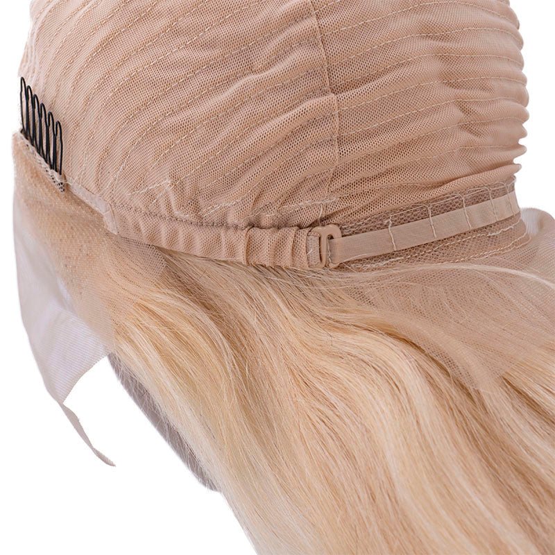 Blonde Straight 13x4 Transparent Lace Front Wig - HalleBeauty