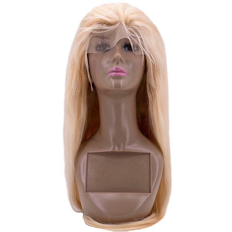 Blonde Straight 13x4 Transparent Lace Front Wig - HalleBeauty