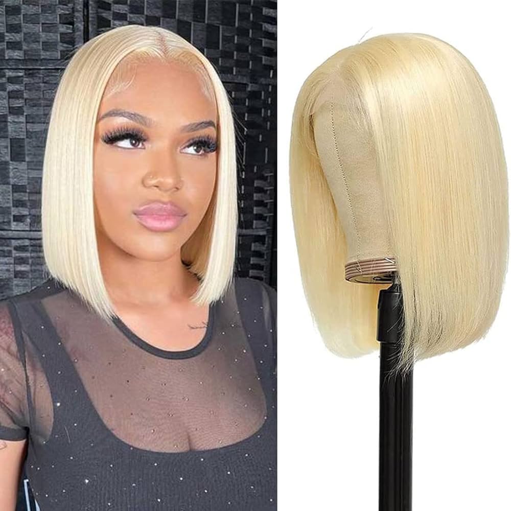 Blonde Straight Bob Wig - HalleBeauty