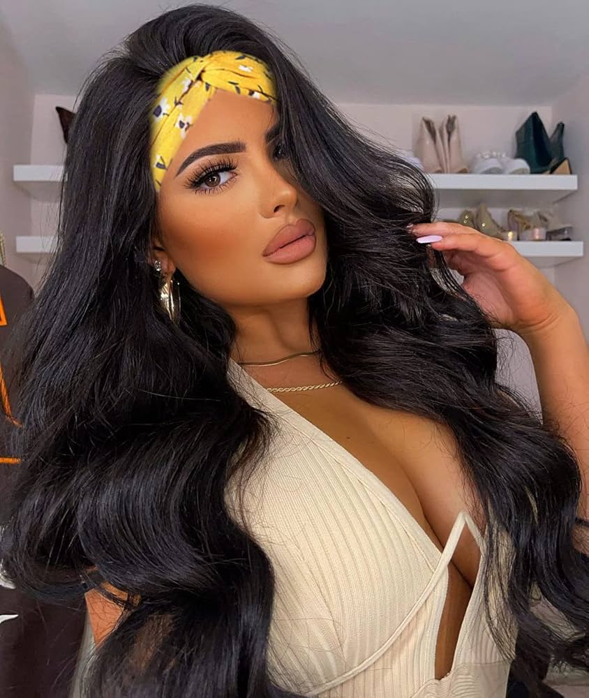 Body Wave Headband Wig - HalleBeauty