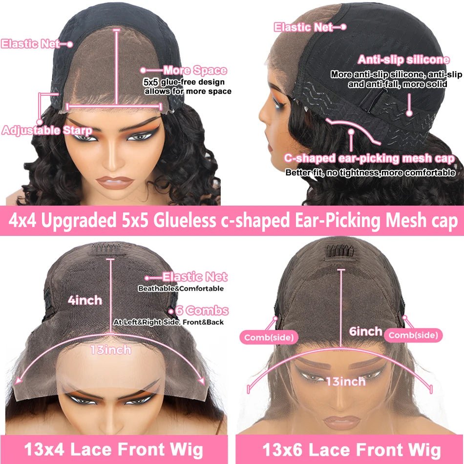 Body Wave Lace Front Wig – Natural & Glam - HalleBeauty